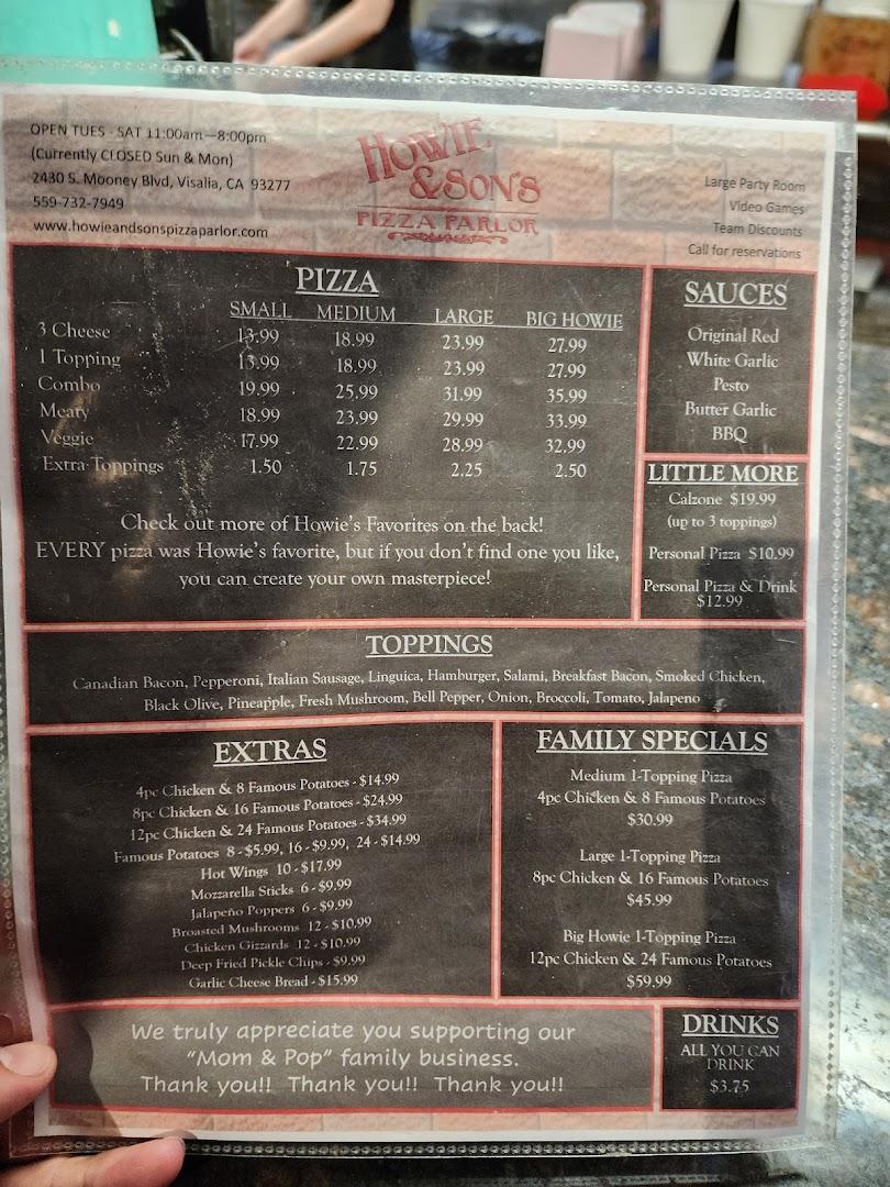 Howie & Son's Pizza Parlor