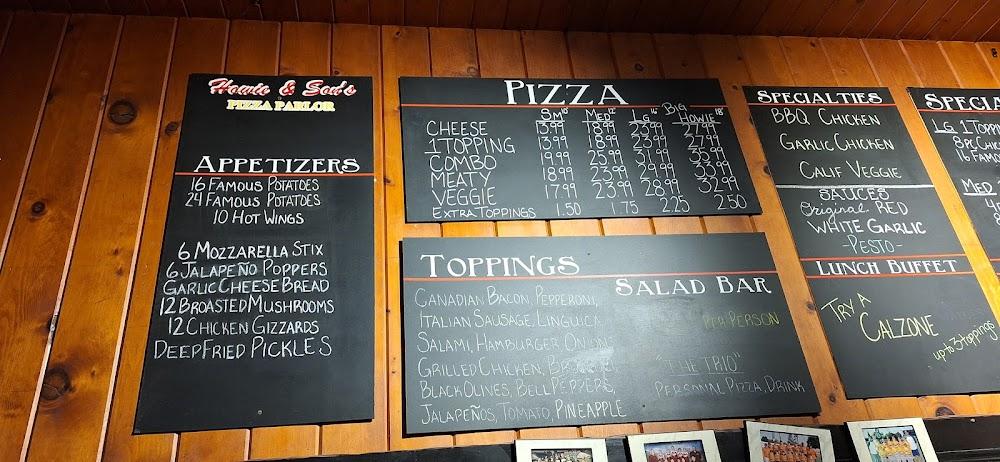 Howie & Son's Pizza Parlor Menu image 3